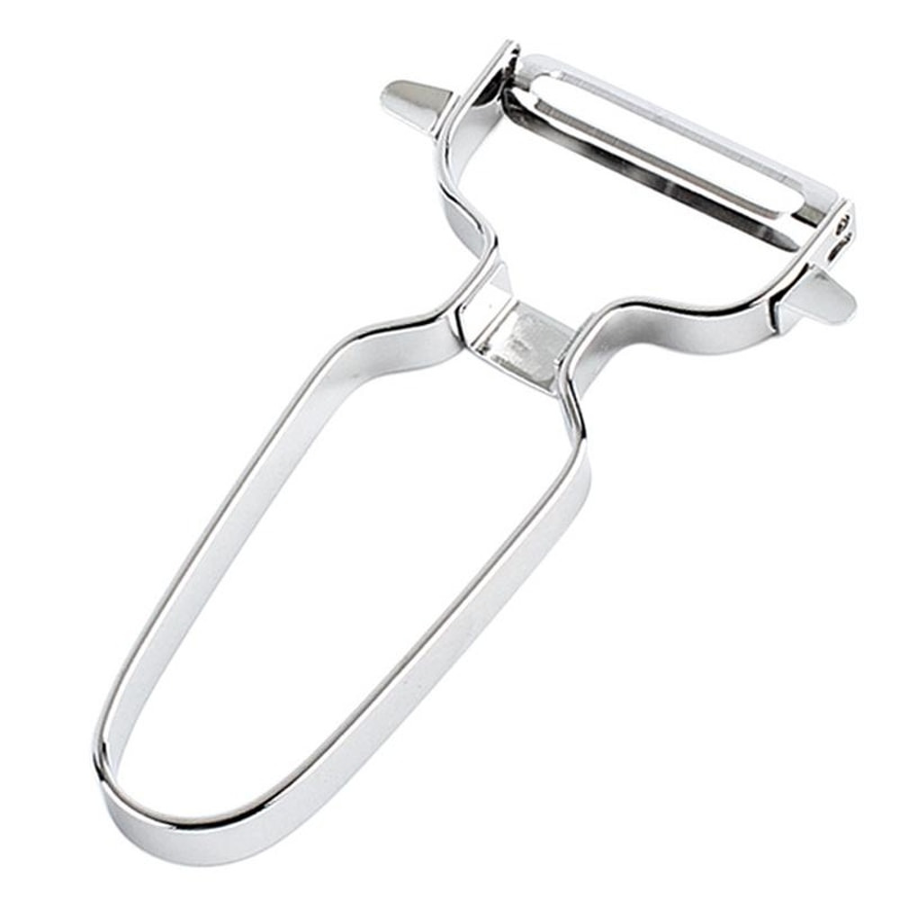 Stainless Steel Wide Blade Fruit Vegetable Peeler For Melons Cucumbers Produce 2