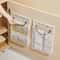 Detachable Wall Mount Mesh Grocery Bag Holder Dispenser Organizer 1