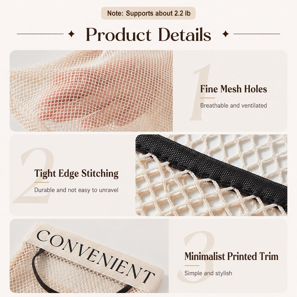 Detachable Wall Mount Mesh Grocery Bag Holder Dispenser Organizer 6