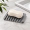 Flexible Self Draining Silicone Soap Dish Holder For Bathroom Kitchen 0
