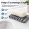 Flexible Self Draining Silicone Soap Dish Holder For Bathroom Kitchen 3