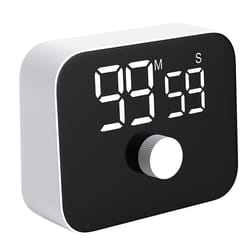 silent led magnetic kitchen timer with large led display & countdown memory