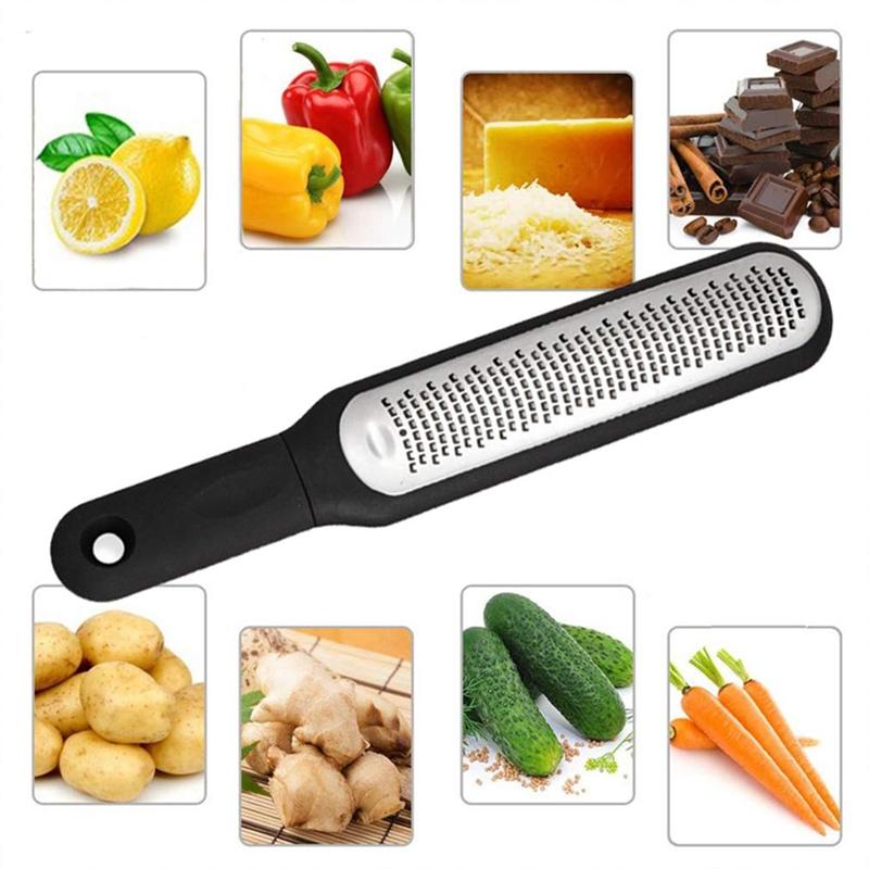 Premium Stainless Steel Ginger Grater Melon Fruit Scraper Handheld Kitchen Tool 5