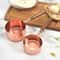 Premium Walnut Handle Kitchen Baking Copper Plated Measuring Cups And Spoon Set 8