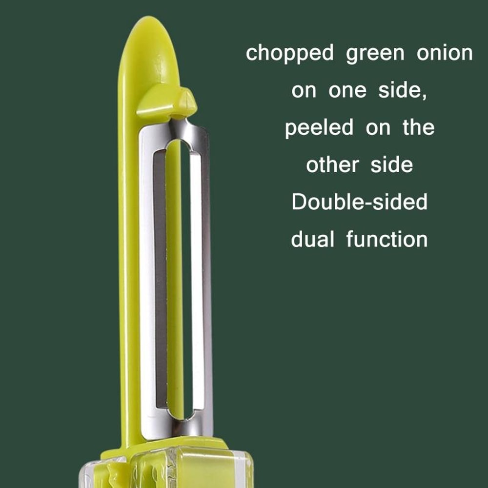 Premium Multifunctional Green Onion Peeler Scallion Slicer Kitchen Herb Cutter 7