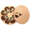Natural Beech Wood 7 Compartment Herb & Medicine Storage Box Organizer