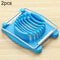 Premium Multifunction Kitchen Egg Slicer Stainless Steel Egg Cutter Set 1