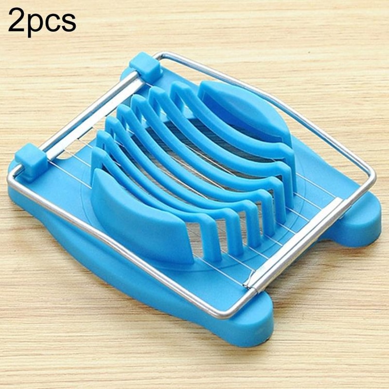 Premium Multifunction Kitchen Egg Slicer Stainless Steel Egg Cutter Set 1