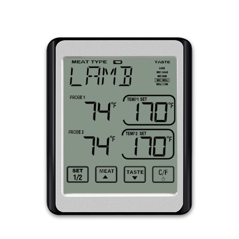 Smart Grill Kitchen Thermometer With Dual Probes And Color Screen 1