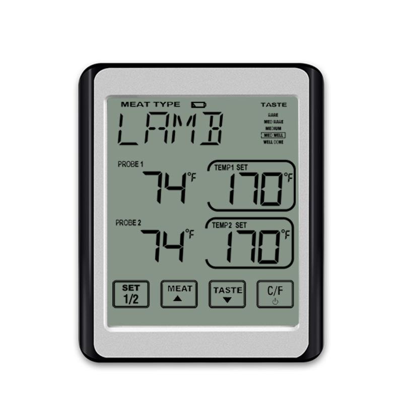 Smart Grill Kitchen Thermometer With Dual Probes And Color Screen 1