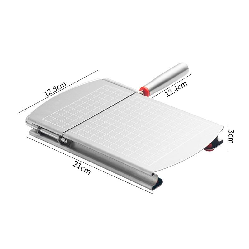 Stainless Steel Cheese Slicer Kitchen Cutter With Scale Bread Divider 2
