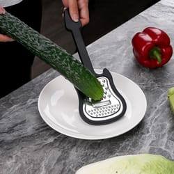 premium stainless steel guitar shaped peeler tool multi function fruit & vegetable prep