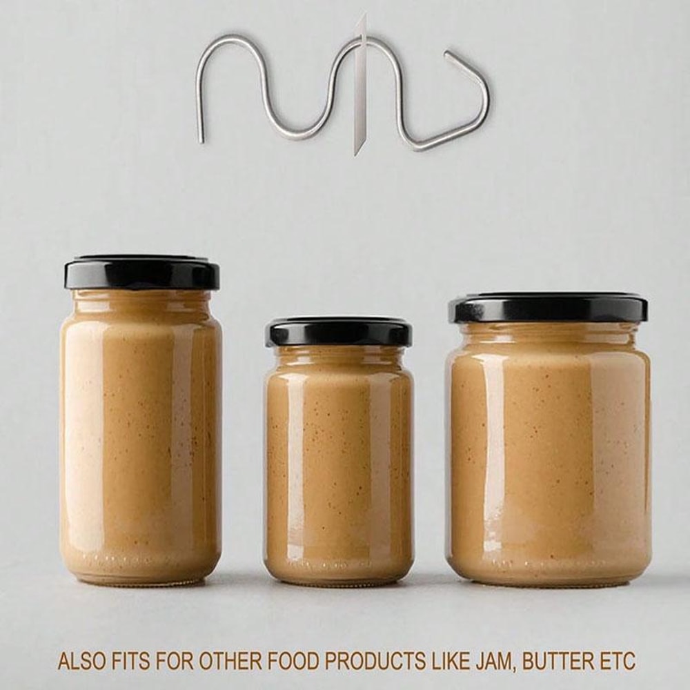 Stainless Steel Peanut Butter Stirrer Nut Butter Mixer Tool 4