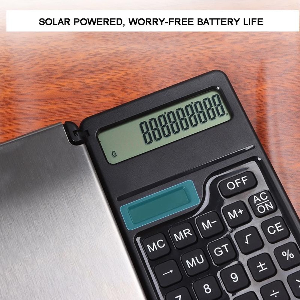 Digital Pocket Scale With Solar Calculator 01g Precision Food Scale And 12 Digit Math Tool For Jewe 5