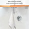 Premium Stainless Steel 360 Rotating Kitchen Shelf No Punch Hanging Shelf Organizer 2