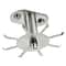 Premium Stainless Steel 360 Rotating Kitchen Shelf No Punch Hanging Shelf Organizer 1