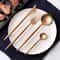 Premium Western Stainless Steel Cutlery Set Knives Forks Spoons 0