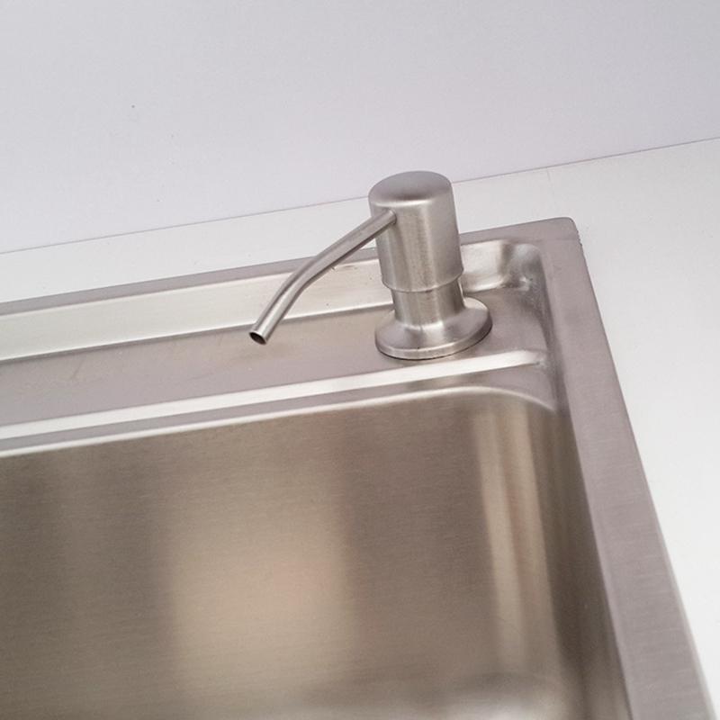Premium Built In 304 Stainless Steel Kitchen Sink Soap Dispenser 4