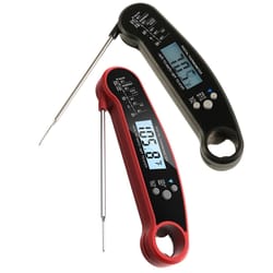 precisionfold lcd foldable digital food thermometer & instant read meat thermometer