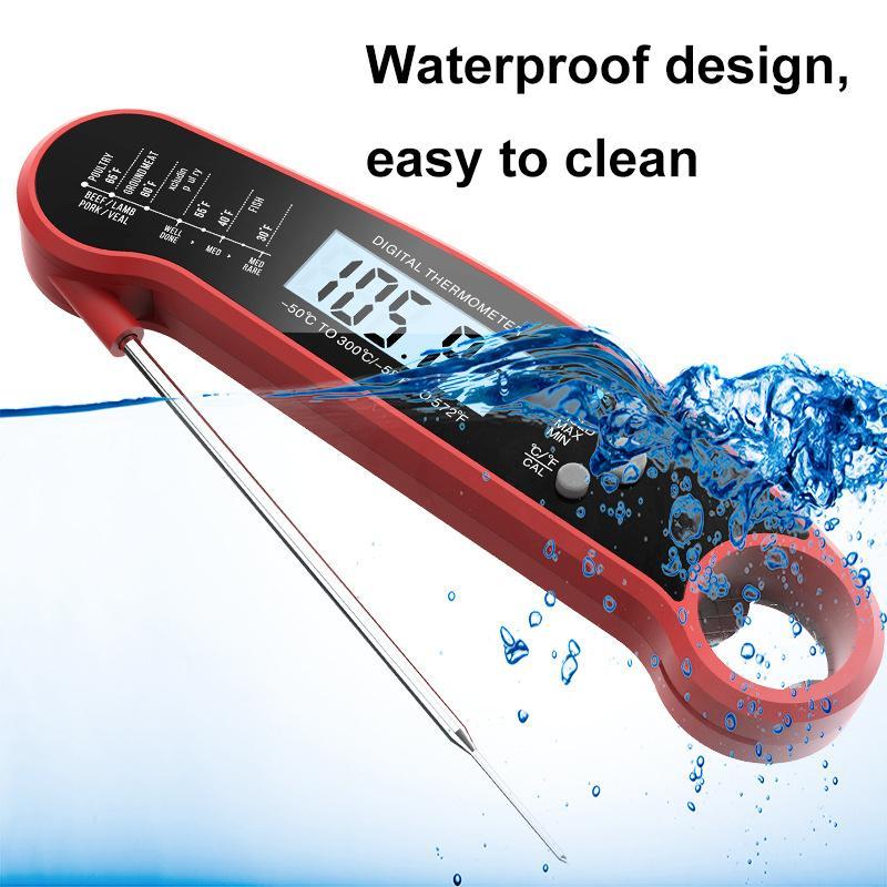 PrecisionFold LCD Foldable Digital Food Thermometer Instant Read Meat Thermometer 5