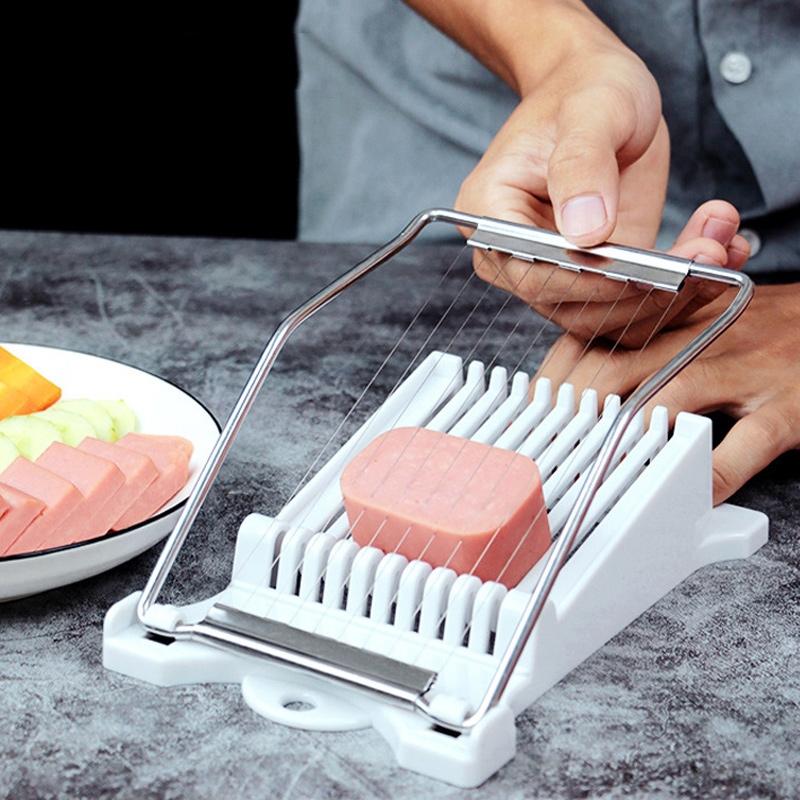 Household Ham Fruit Slicer Precision Egg Food Cutter 7