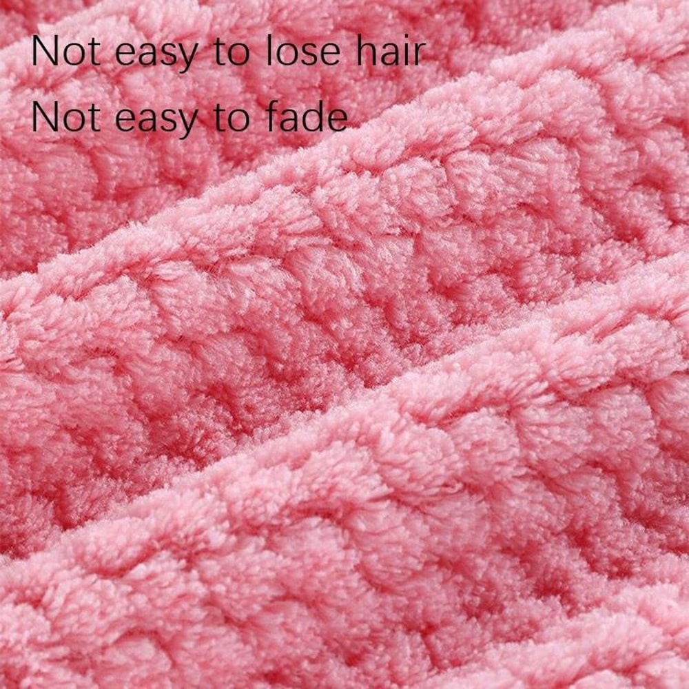 Premium Hangable Coral Fleece Absorbent Kitchen Towels 4 Pack 2