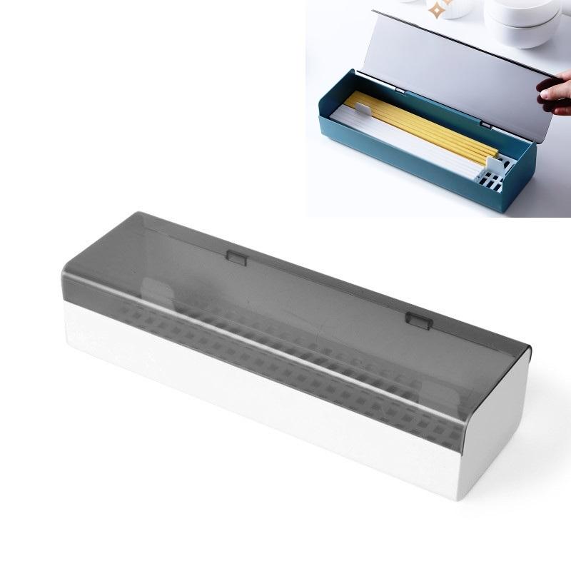 Premium Dust Proof Kitchen Chopstick Utensil Storage Box With Drainage 6