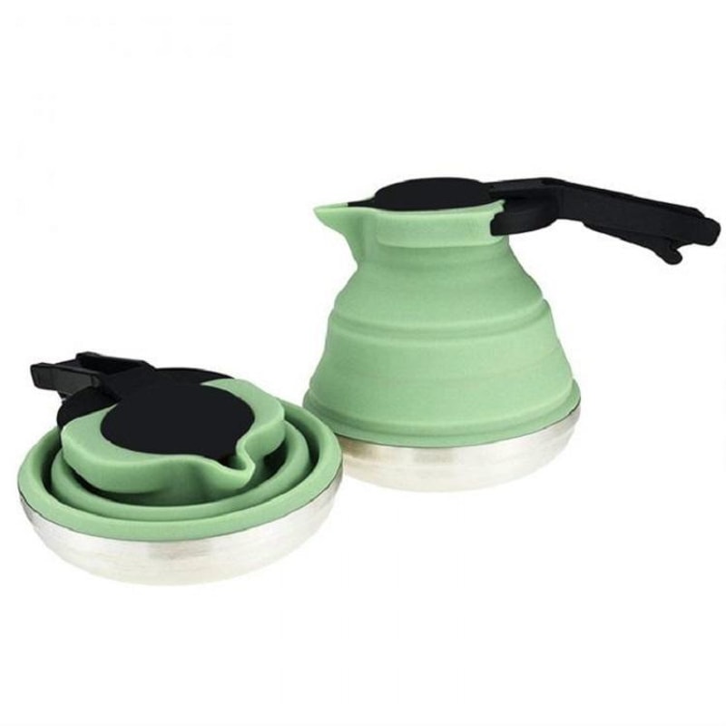 Foldable Silicone Coffee Tea Teapot Portable Heat Resistant 4