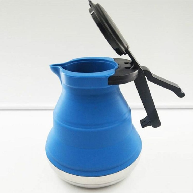 Foldable Silicone Coffee Tea Teapot Portable Heat Resistant 7