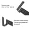 Wall Mounted Carbon Steel Pot Lid Holder Cutting Board Storage Rack 2
