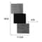Compact 6W LED Wall Lamp With Rotatable Heads For Indoor Lighting 4