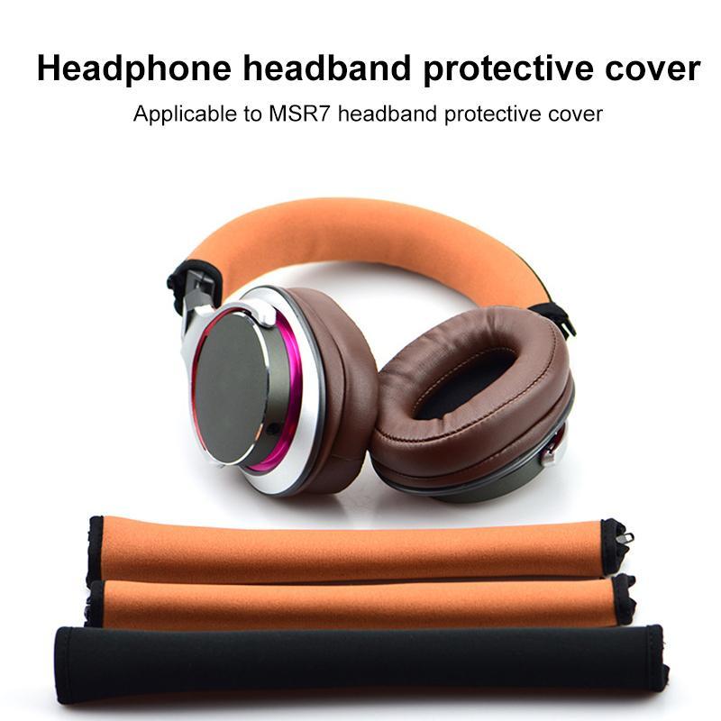 Premium Neoprene Zipper Replacement Headband Cushion Pad For ATH MSR7 Headphones 4