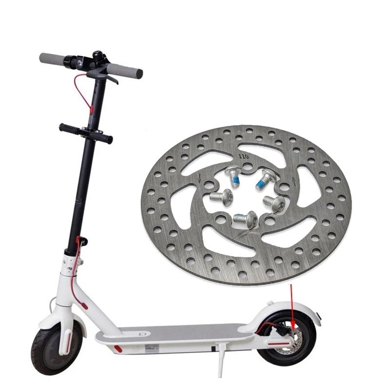 Premium 110mm Stainless Steel Disc Brake Replacement For M365 1S Scooter 0