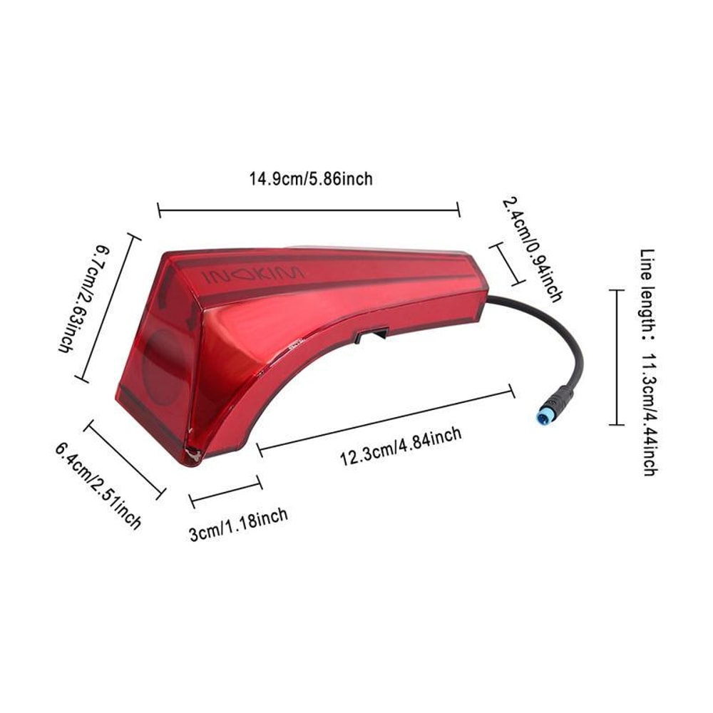 INOKIM OXO OX LED Tail Light Replacement Waterproof Safety Warning Lamp 4