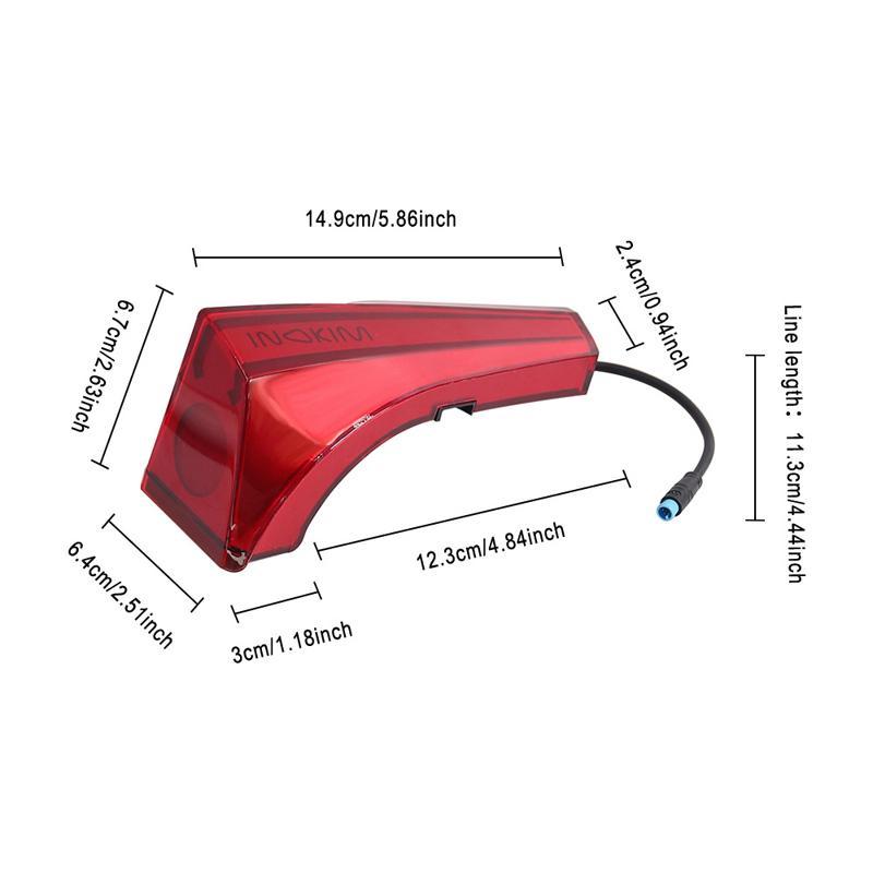 INOKIM OXO OX LED Tail Light Replacement Waterproof Safety Warning Lamp 4