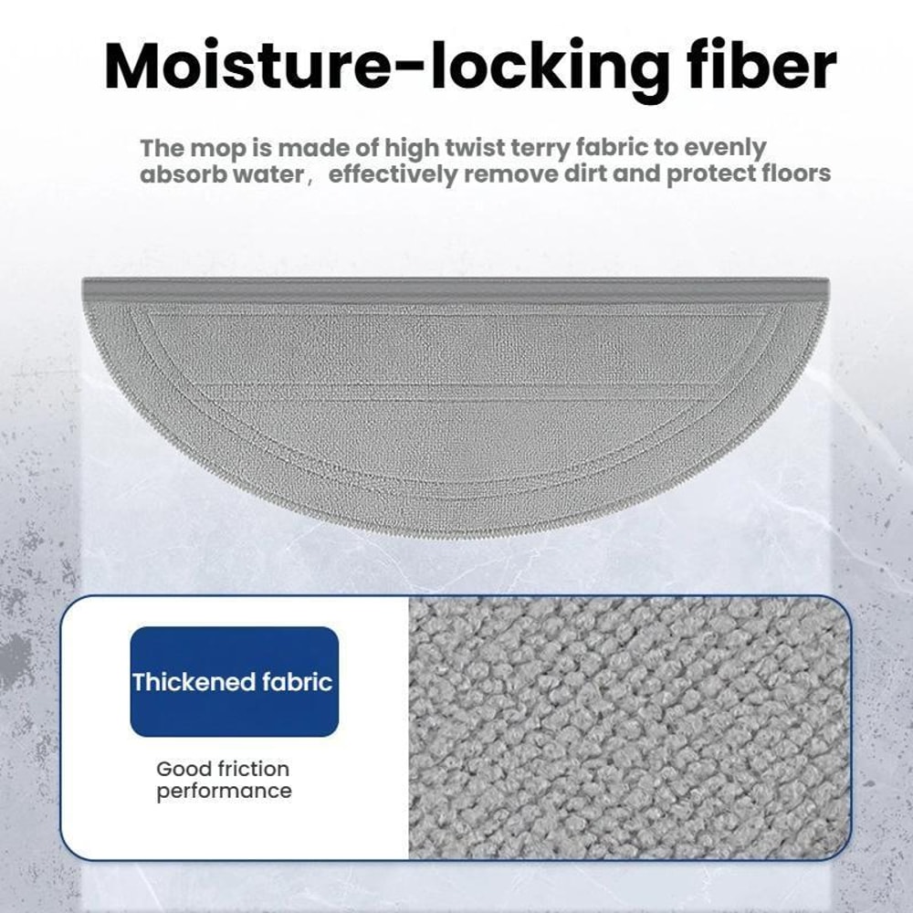 Roborock G30 Saros 10 Replacement Mop Pads Durable Microfiber Robot Vacuum Mop Refill 1