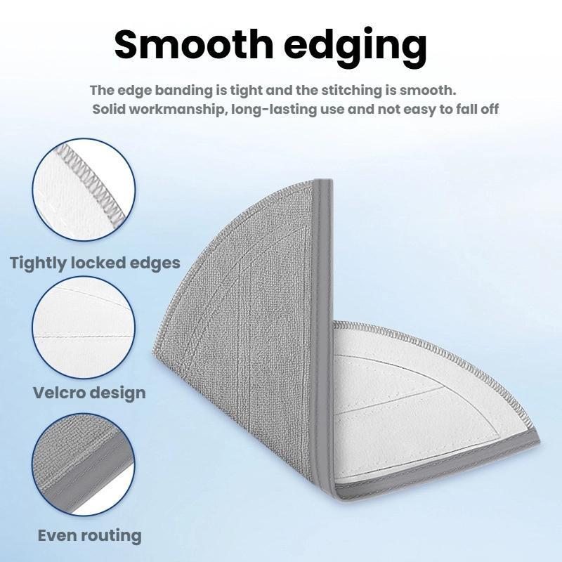 Roborock G30 Saros 10 Replacement Mop Pads Durable Microfiber Robot Vacuum Mop Refill 4