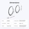 AMagisn Optical Glass Lens Guard For Insta360 X4 Air Snap On Anti Scratch Camera Lens Protector 4
