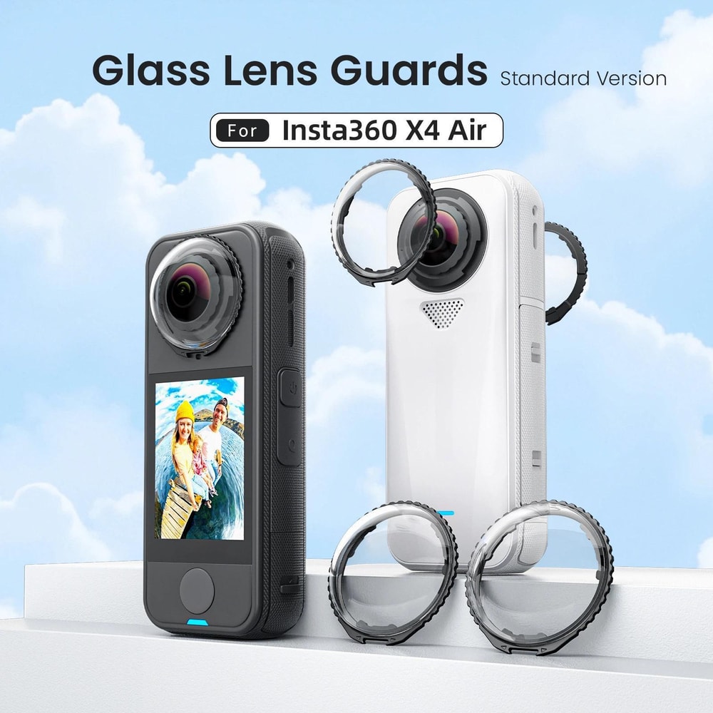 AMagisn Optical Glass Lens Guard For Insta360 X4 Air Snap On Anti Scratch Camera Lens Protector 1