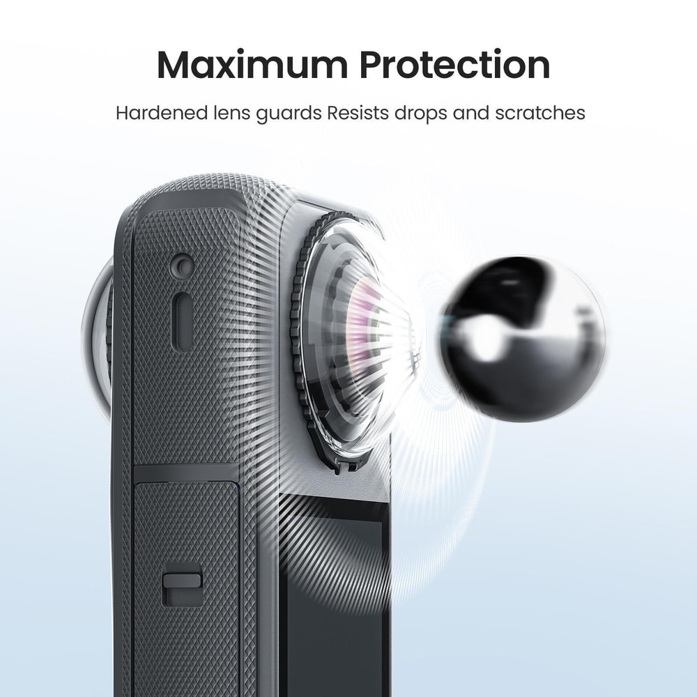 AMagisn Optical Glass Lens Guard For Insta360 X4 Air Snap On Anti Scratch Camera Lens Protector 3