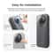 AMagisn Optical Glass Lens Guard For Insta360 X4 Air Snap On Anti Scratch Camera Lens Protector 5