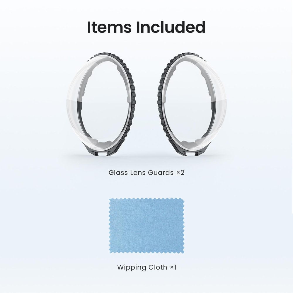AMagisn Optical Glass Lens Guard For Insta360 X4 Air Snap On Anti Scratch Camera Lens Protector 6