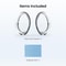 AMagisn Optical Glass Lens Guard For Insta360 X4 Air Snap On Anti Scratch Camera Lens Protector 6