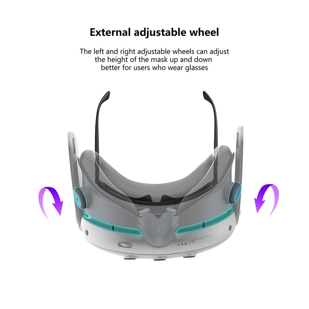 Meta Quest 3 Cooling Fan Face Cushion Anti Fog VR Mask Replacement Interface 3