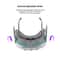Meta Quest 3 Cooling Fan Face Cushion Anti Fog VR Mask Replacement Interface 3