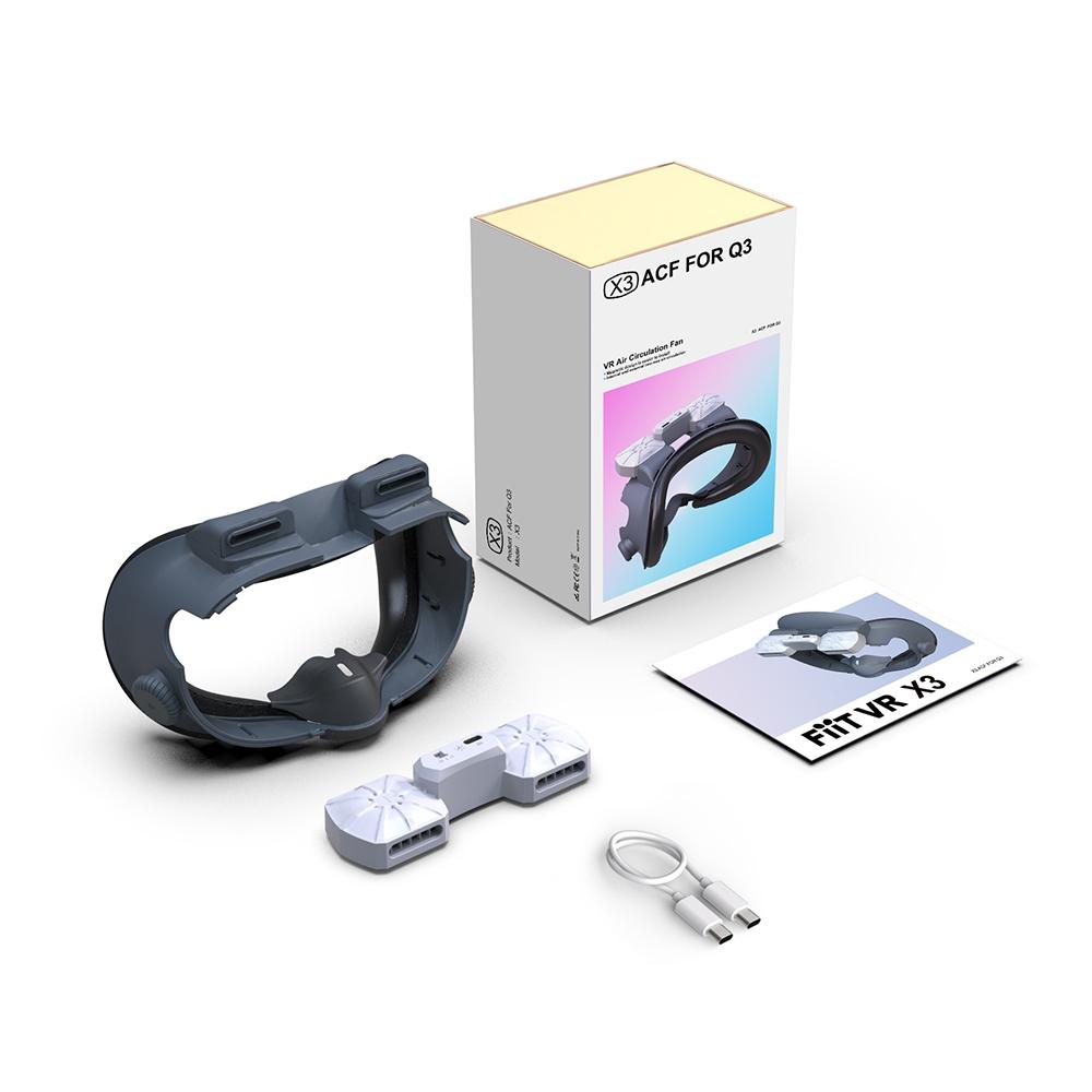 Meta Quest 3 Cooling Fan Face Cushion Anti Fog VR Mask Replacement Interface 8