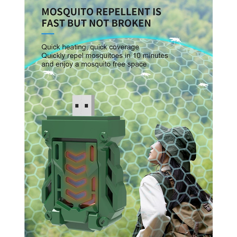 Portable USB Mosquito Repellent For Camping Travel 8