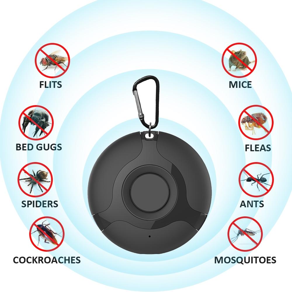 SafeGuard Pro Ultrasonic Mosquito Repellent USB Rechargeable Portable Pest Repeller 3