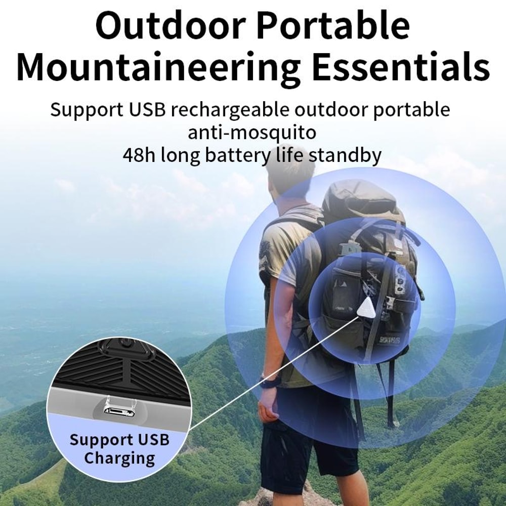 Portable Ultrasonic Mosquito Pest Repeller For Outdoor Camping 5