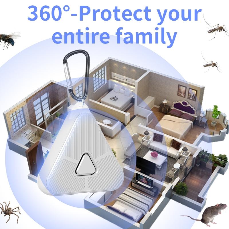 Portable Ultrasonic Mosquito Pest Repeller For Outdoor Camping 8